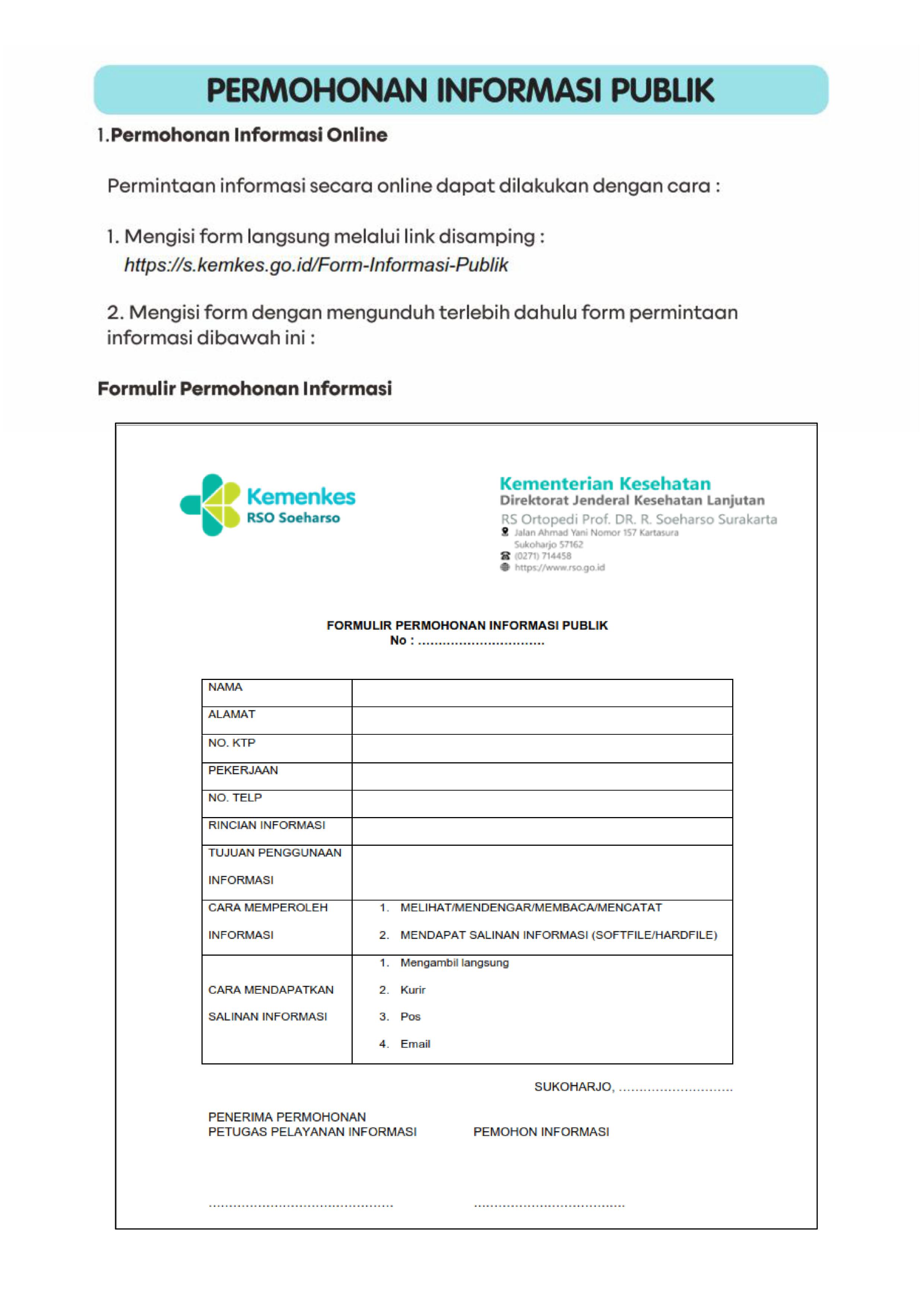 Permohonan Informasi Publik